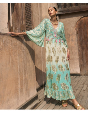 one ombré jasmine kaftan 